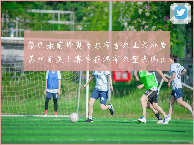 黎巴嫩前锋奥马尔布吉尔正式加盟苏州东吴上赛季在温布尔登表现出色